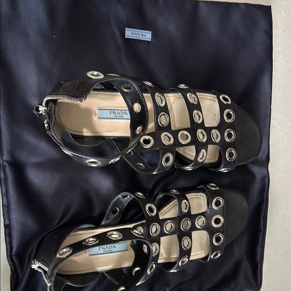 Prada Black Women's Sandals